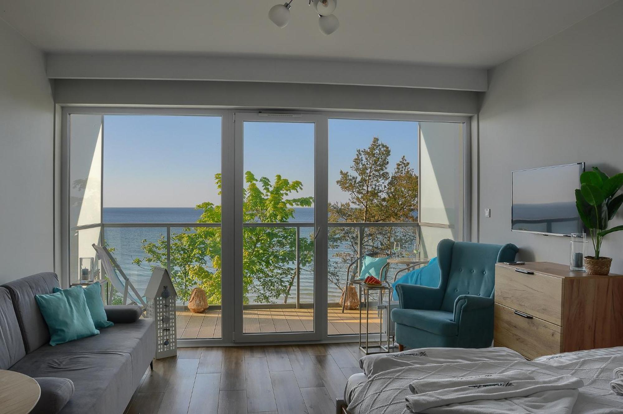 Apartament Z Widokiem Na Morze- Ustronie Apartments Nadmorski Luksus Apartamenty Устроне Морске Екстериор снимка