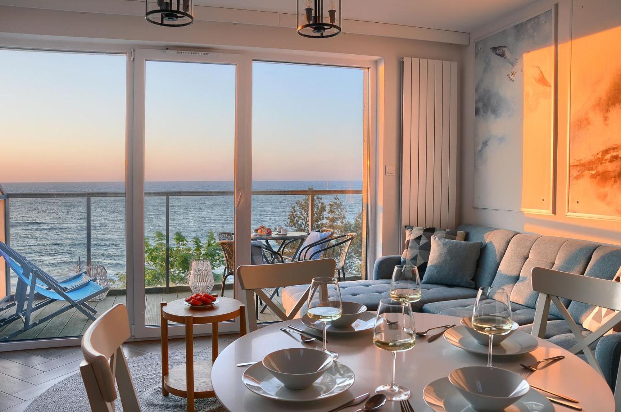 Apartament Z Widokiem Na Morze- Ustronie Apartments Nadmorski Luksus Apartamenty Устроне Морске Екстериор снимка